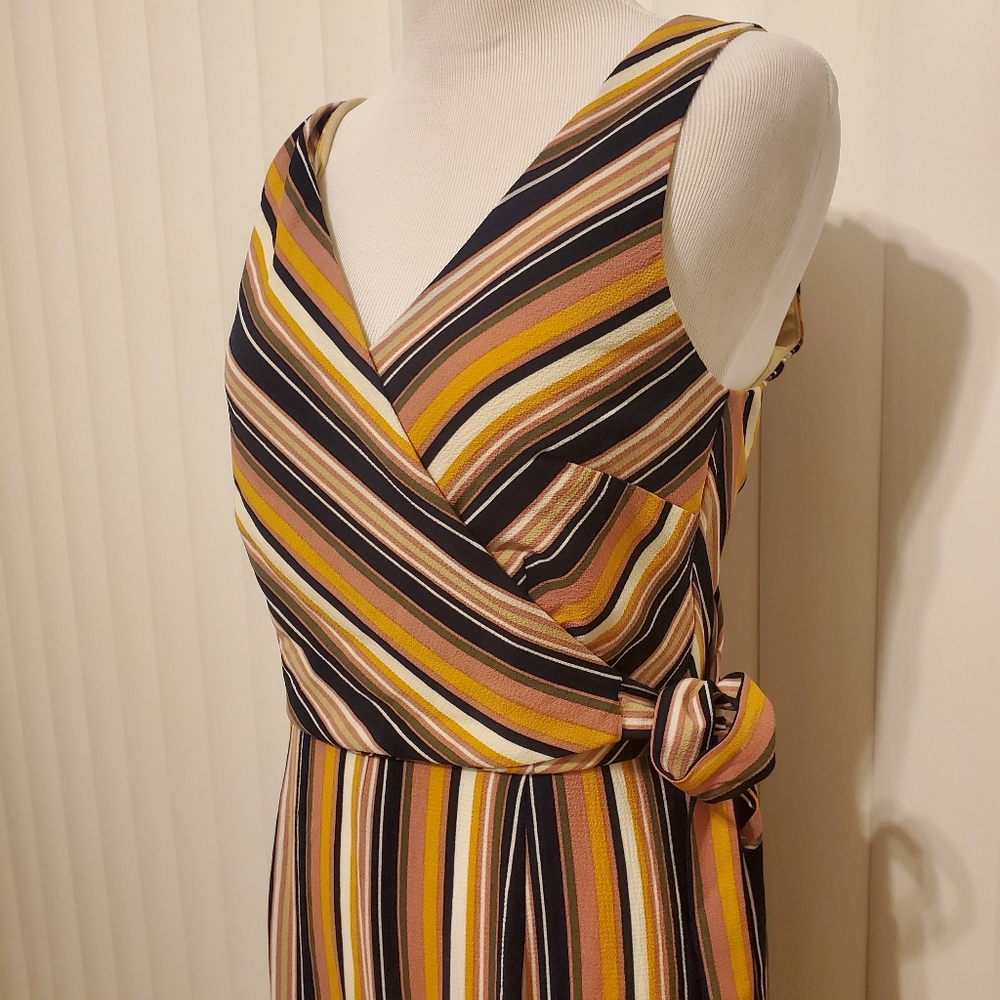 Striped Tank-top Jumpsuit